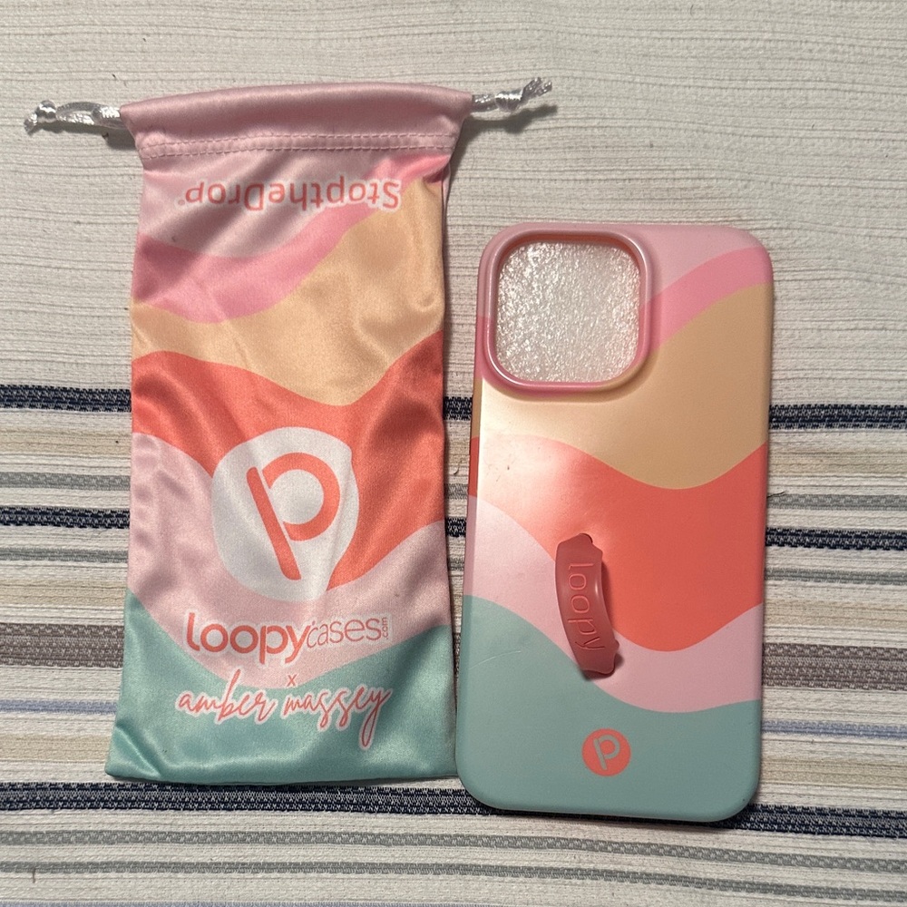 Loopy Case Multicolor Wave Design Phone Case iPhone 14 ProMax